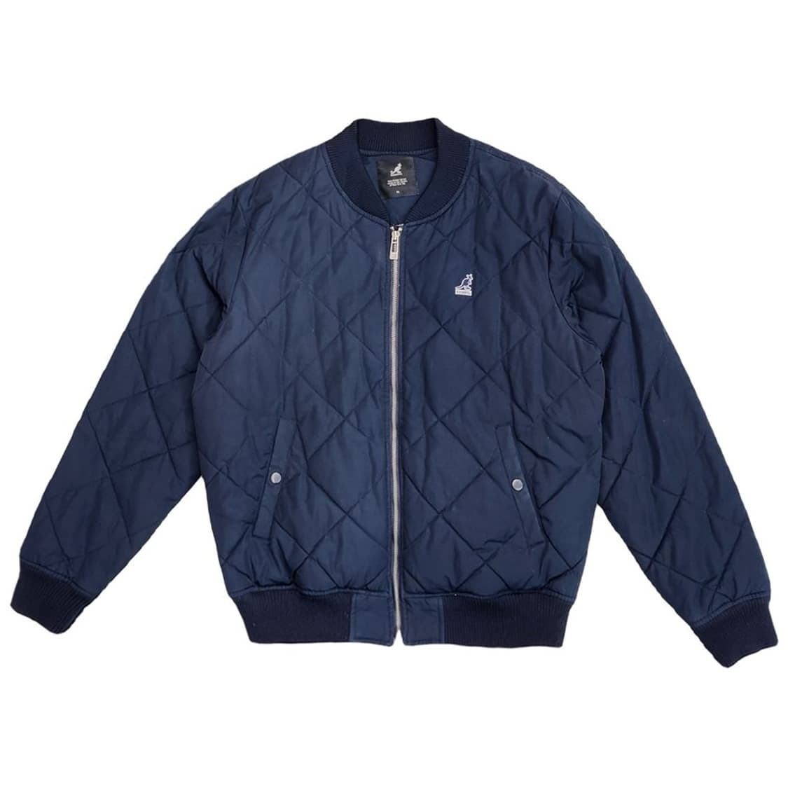 KANGOL 블랙다이아몬드 퀼팅 붐버 자켓  XL 상품이미지1