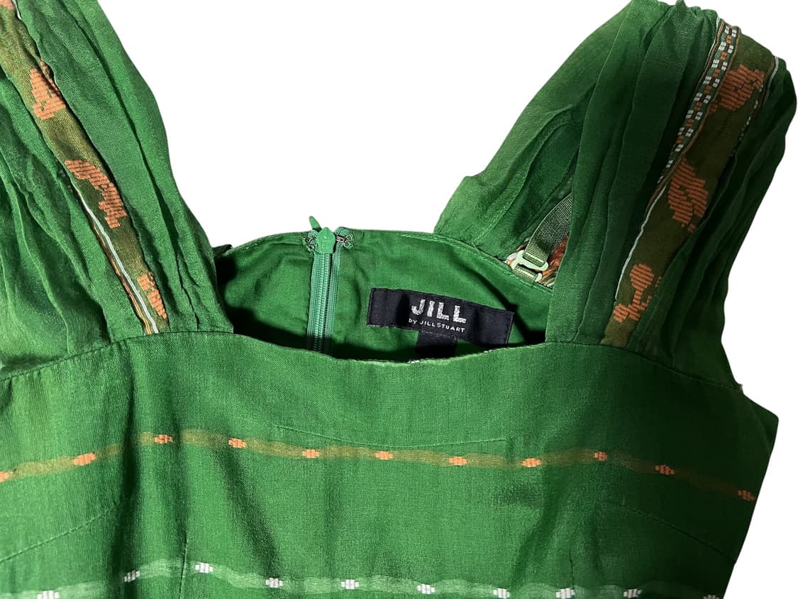 질스튜어트 그린 스트라이프 롱 원피스 상품이미지8