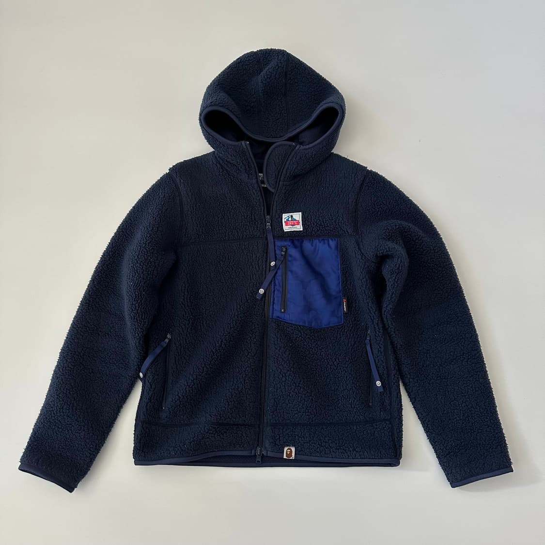 베이프 bape 후드 집업 후리스 상품이미지1