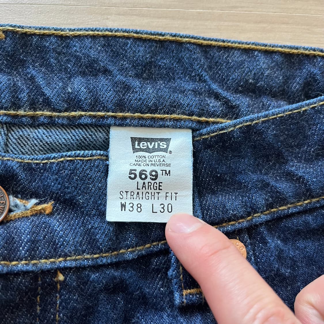 [38X30] 90s 빈티지 리바이스 569 상품이미지2
