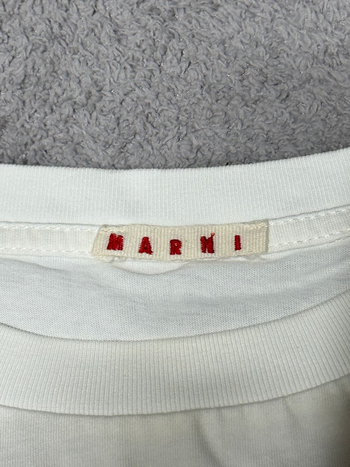 23SS 마르니 로고 프린트 반팔 티셔츠 상품이미지3
