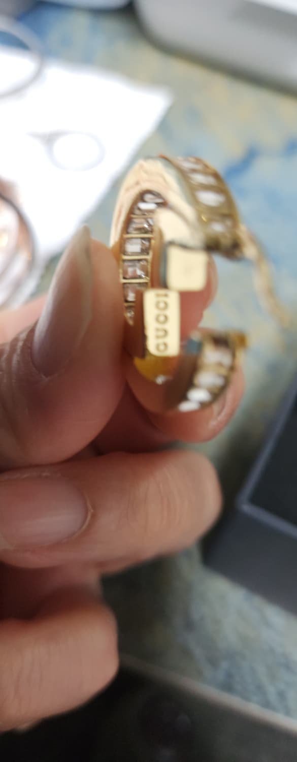 구찌 GG 로고 링 귀걸이 ,블론디 크리스털  이어링 상품이미지7