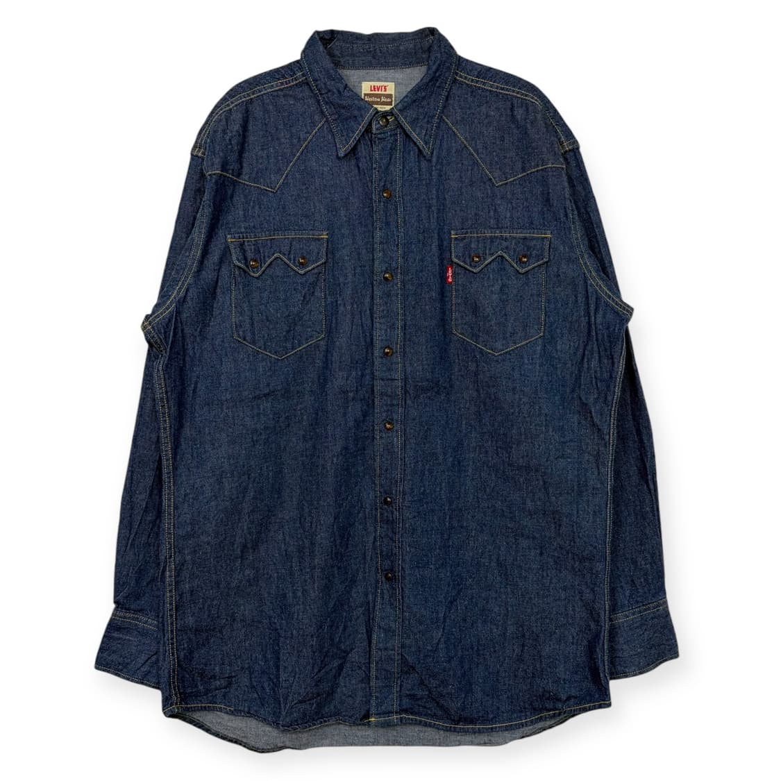 90s 리바이스 lvc 데님 웨스턴 셔츠 상품이미지1