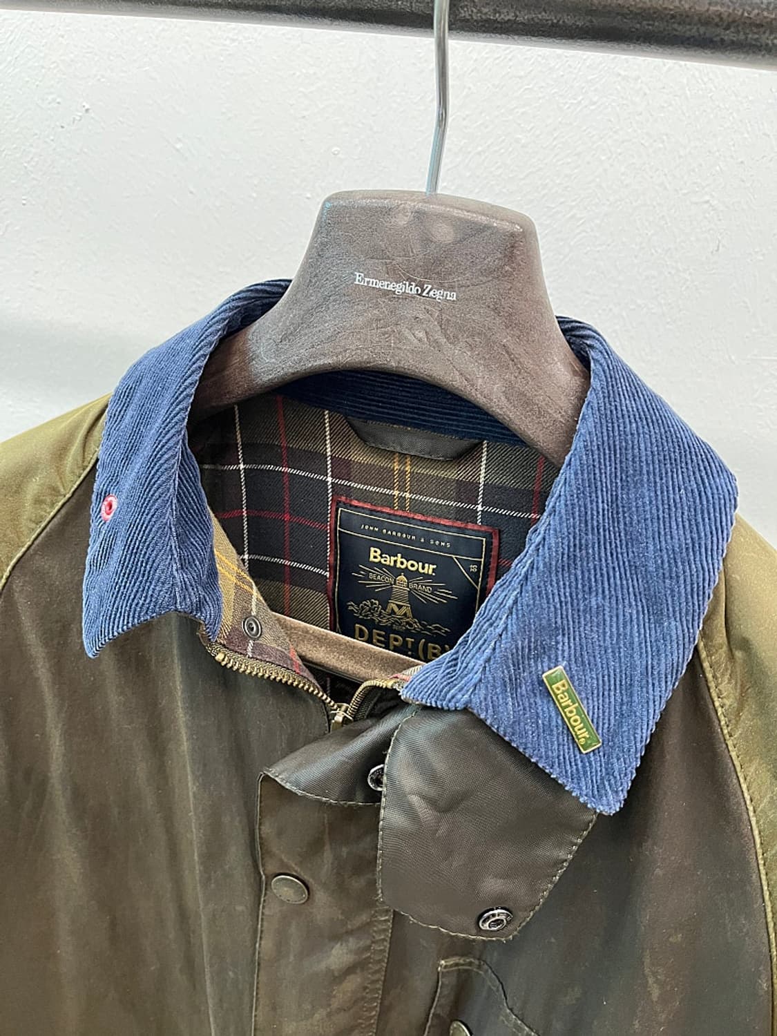 105) 바버 DEPT(B)멀티 컬러 비데일 자켓 상품이미지5