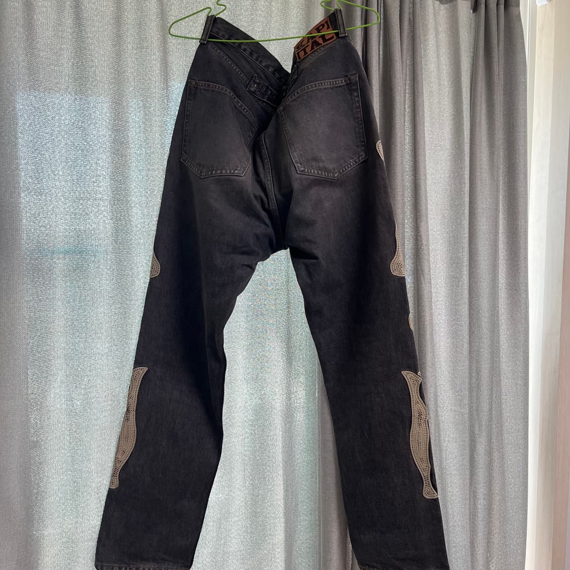 캐피탈 본 데님 흑청 상품이미지2