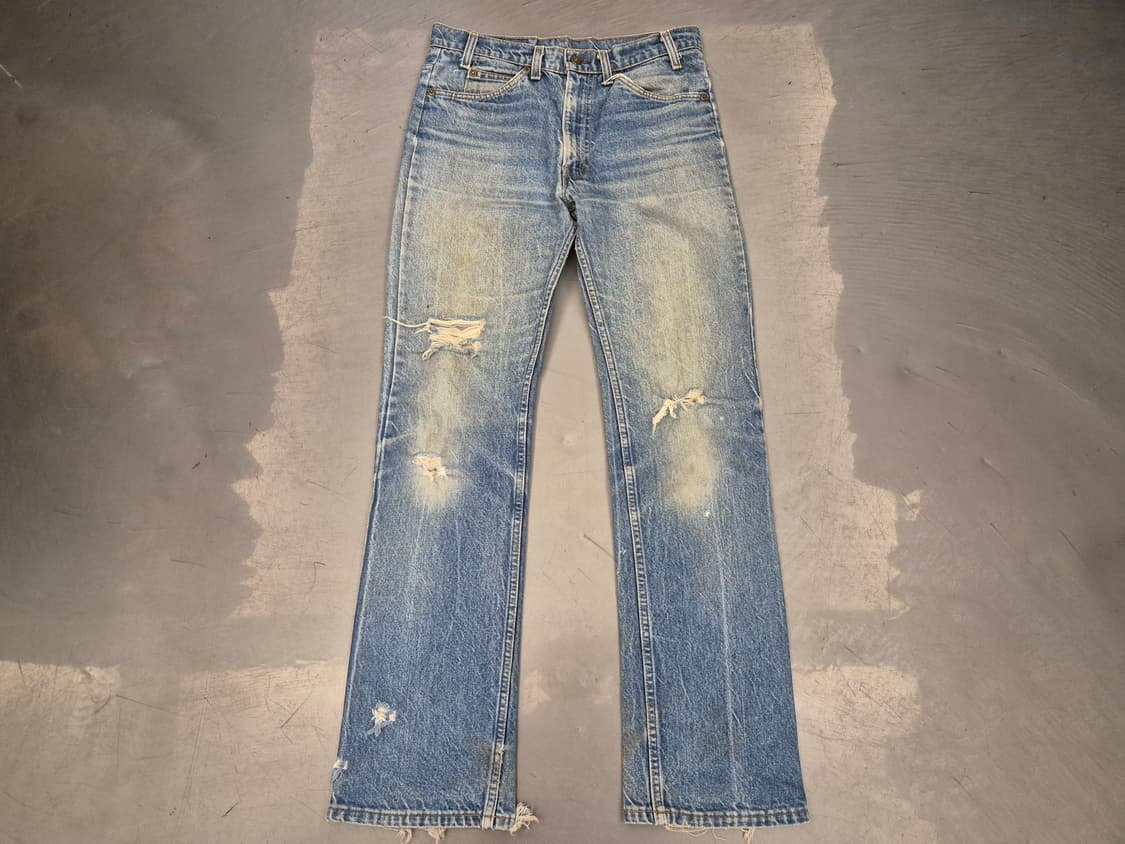 80s 리바이스 517 오렌지탭 데님 팬츠 상품이미지1