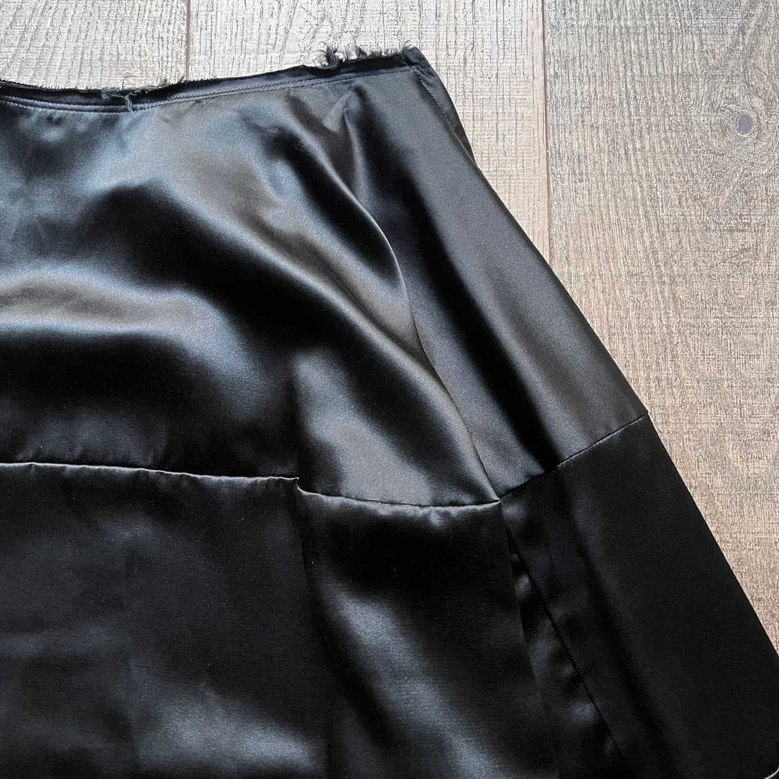 Satin Patchwork Transformed Skirt 상품이미지5