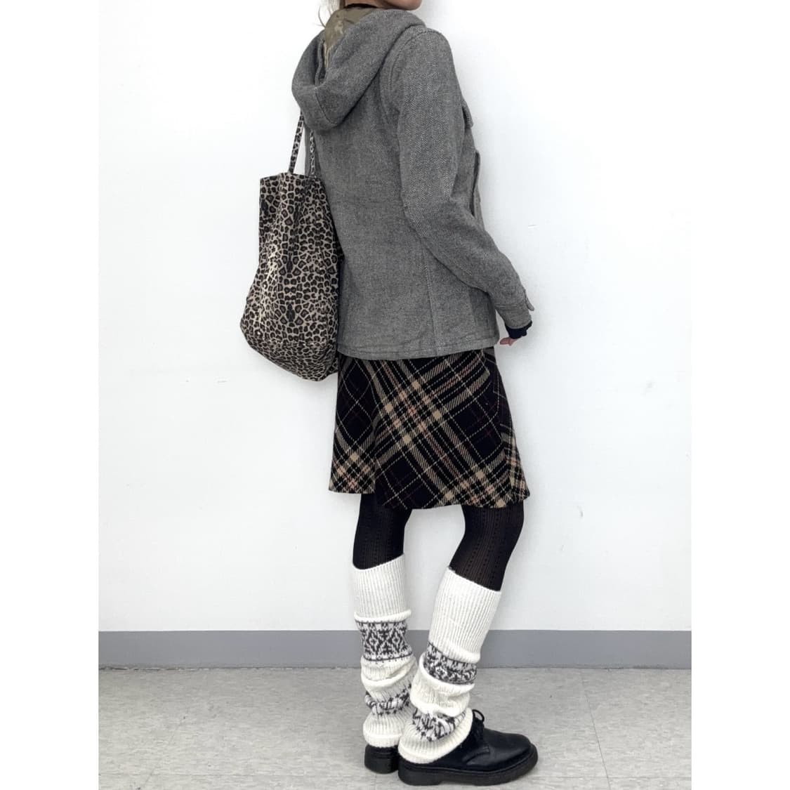 빈티지 그레이 후드 자켓 상품이미지4