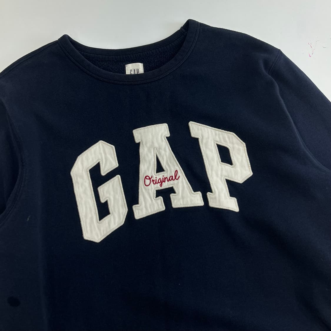 GAP 갭 화이트로고 네이비 맨투맨 상품이미지4