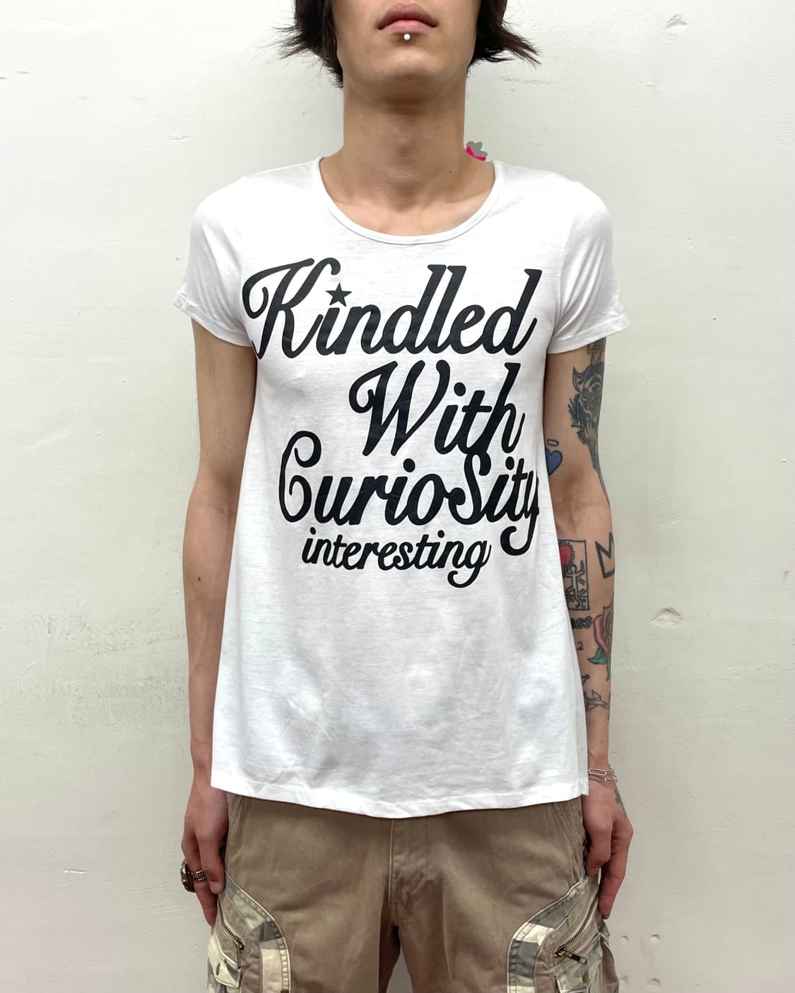 stingray black lettering T-shirt 상품이미지1