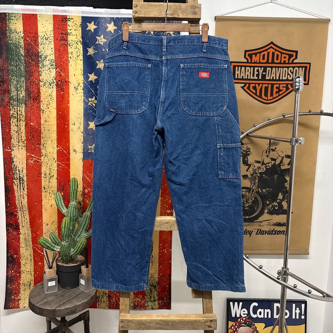 00s 디키즈 오리지널 빈티지 페이딩 카펜터 워크 데님팬츠 N1041   상품이미지2