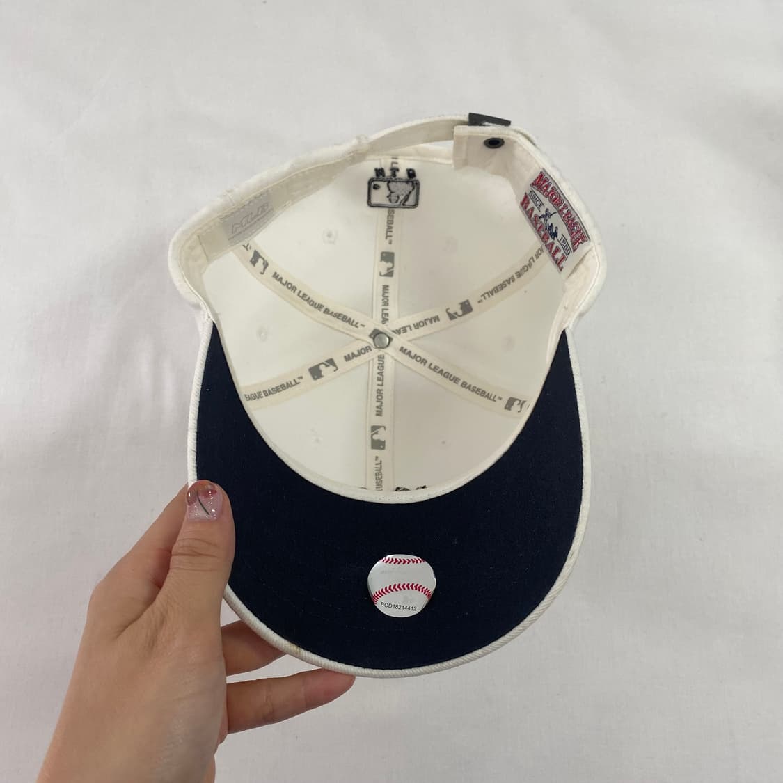 MLB 뉴욕 양키즈 화이트 볼캡  상품이미지5