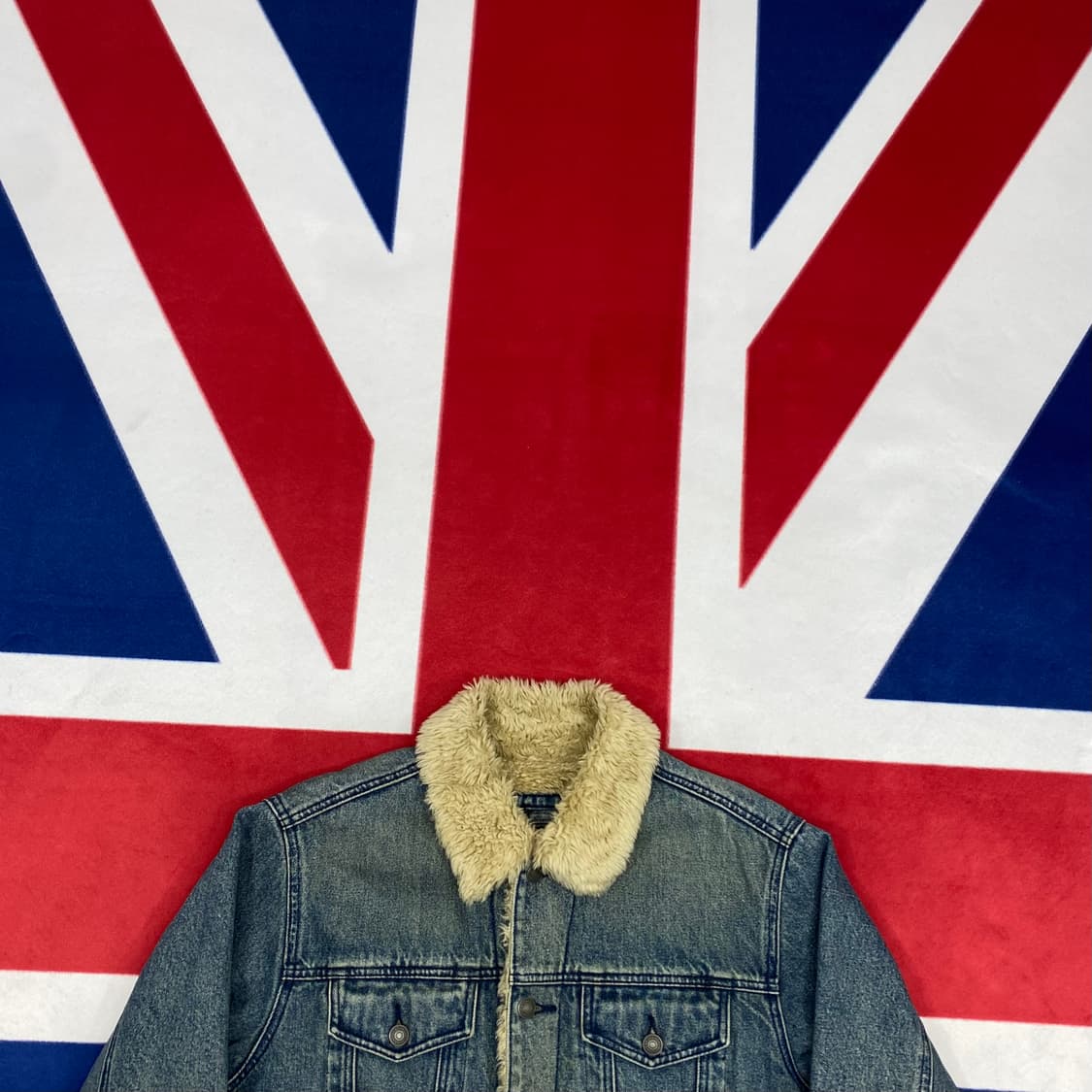 GAP 데님 쉐르파자켓 S 실측 M  상품이미지2