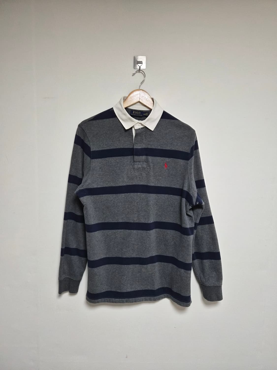폴로Polo 럭비 카라 티셔츠 M사이즈 - T30 상품이미지1