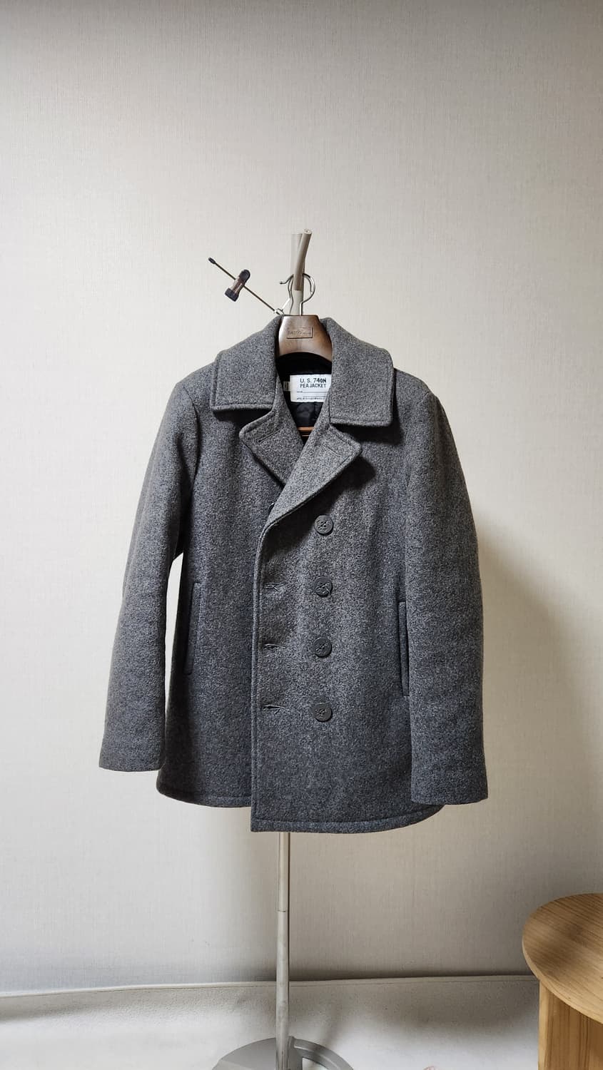 (거의새것) schott U.S. 740N 피코트 그레이 피코트 상품이미지1