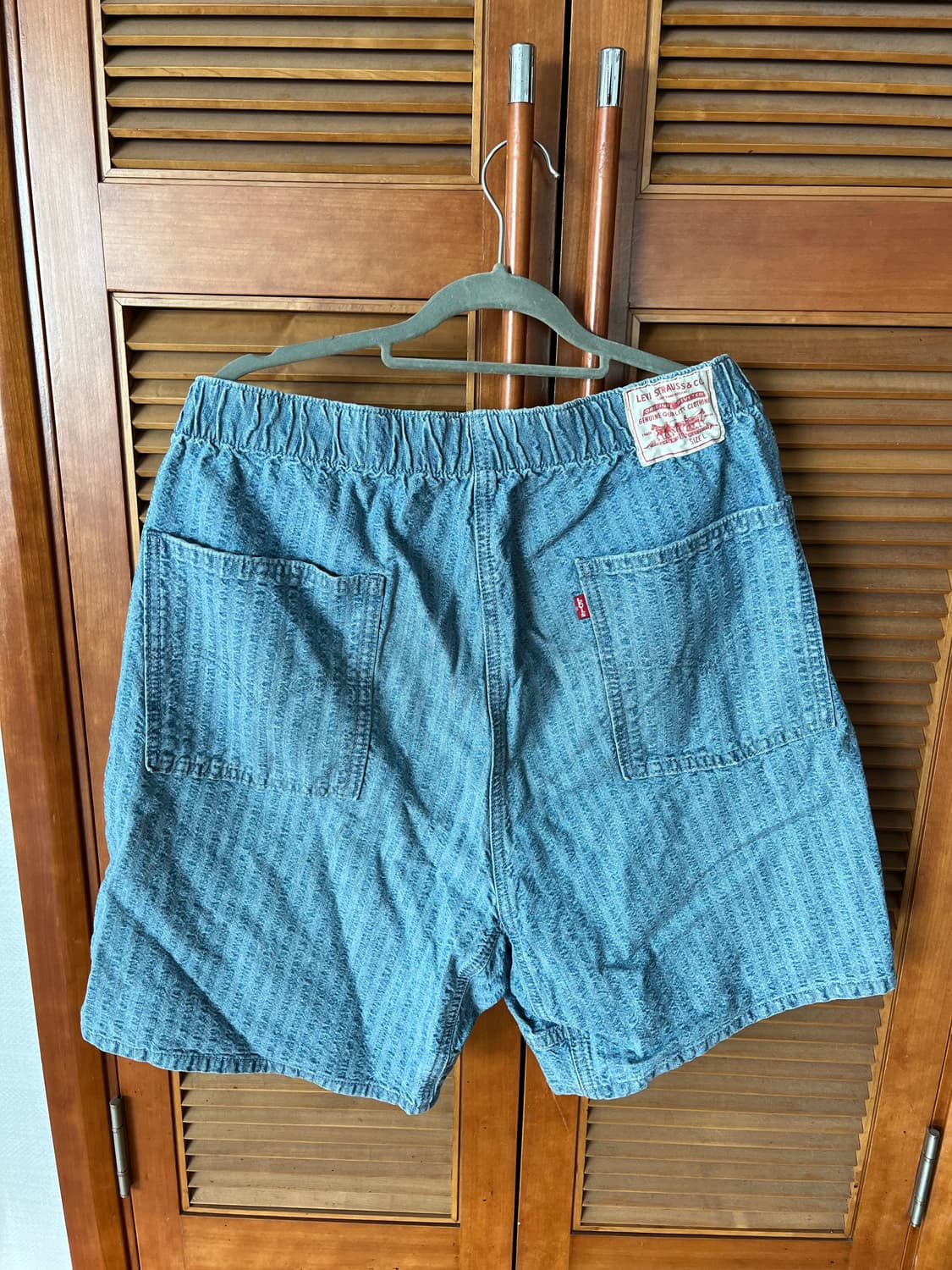 Levis 스트라이프 밴딩 데님 반바지  상품이미지2