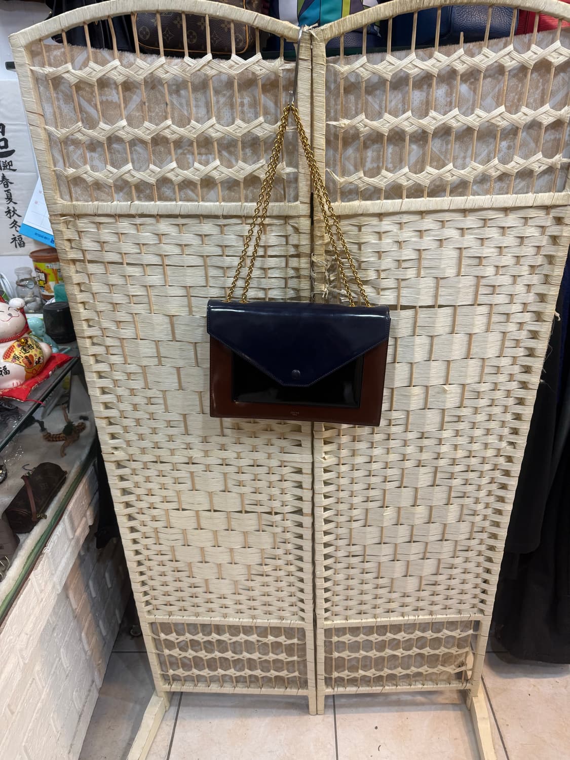 정품 셀린느 멀티컬러 체인 숄더백 팝니다 상품이미지1