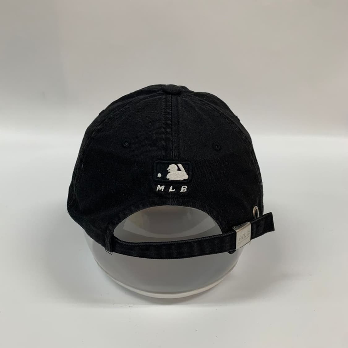 MLB 베이직 스몰 박스로고 볼캡 블랙 상품이미지2