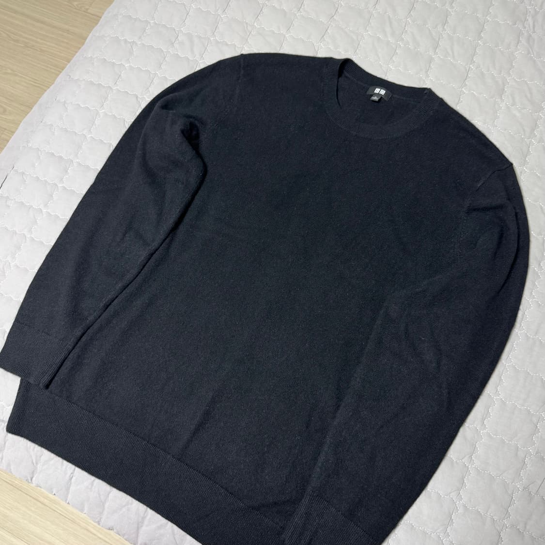 유니클로 캐시미어 니트 XL 블랙 상품이미지2