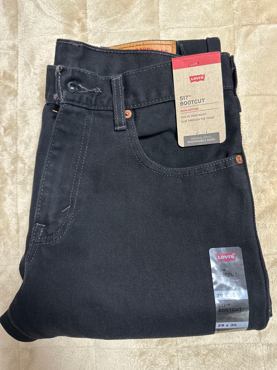 [29] 리바이스517 블랙 상품이미지1