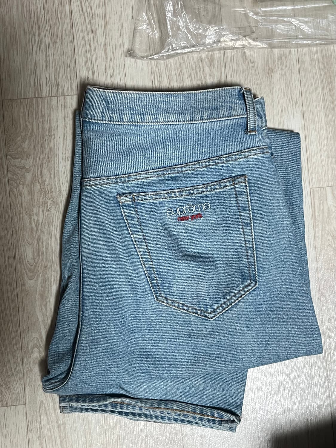 슈프림 배기진 연청 32 상품이미지1