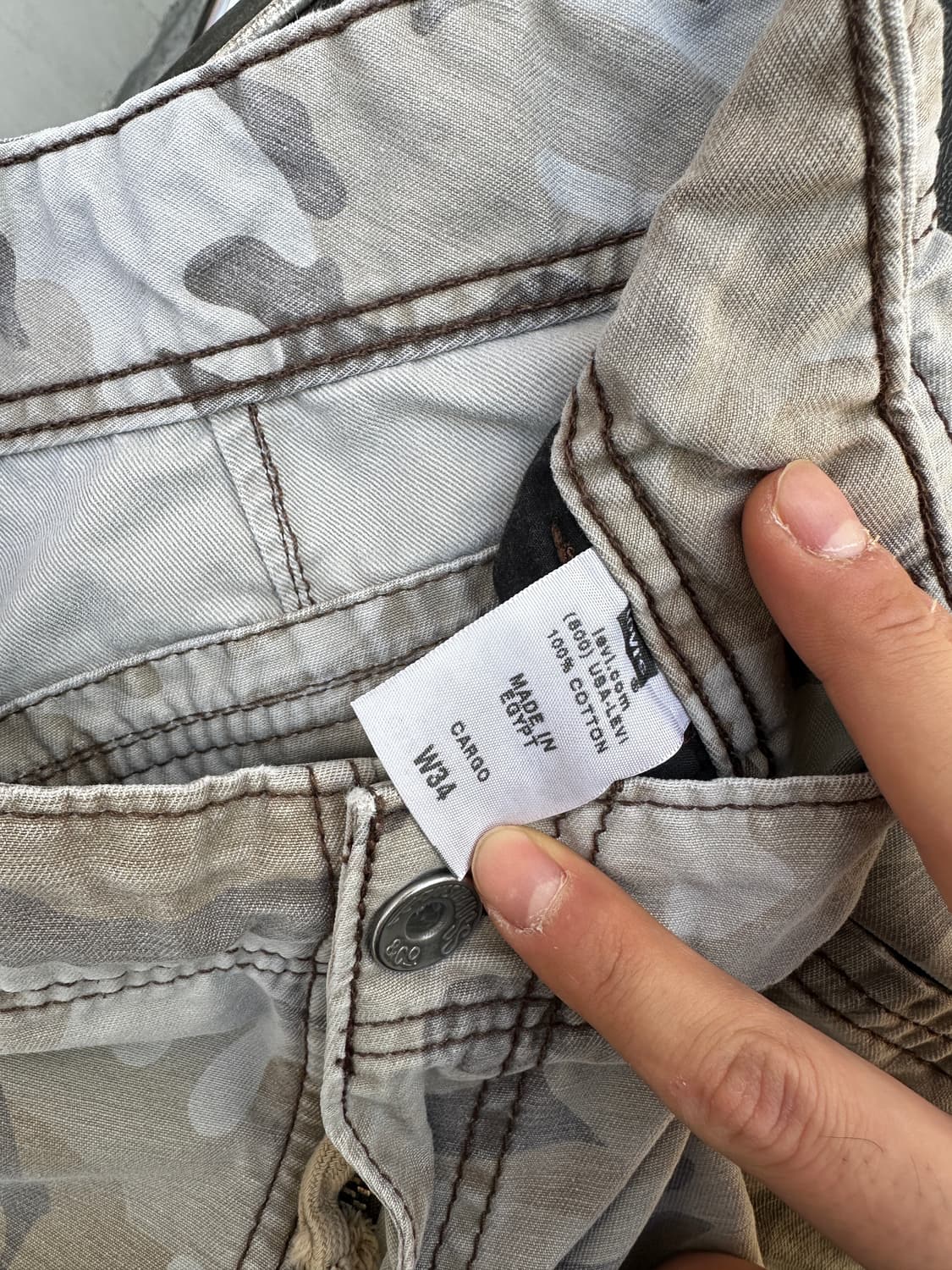 Levis Camo Cargo Shorts 하프팬츠 상품이미지5