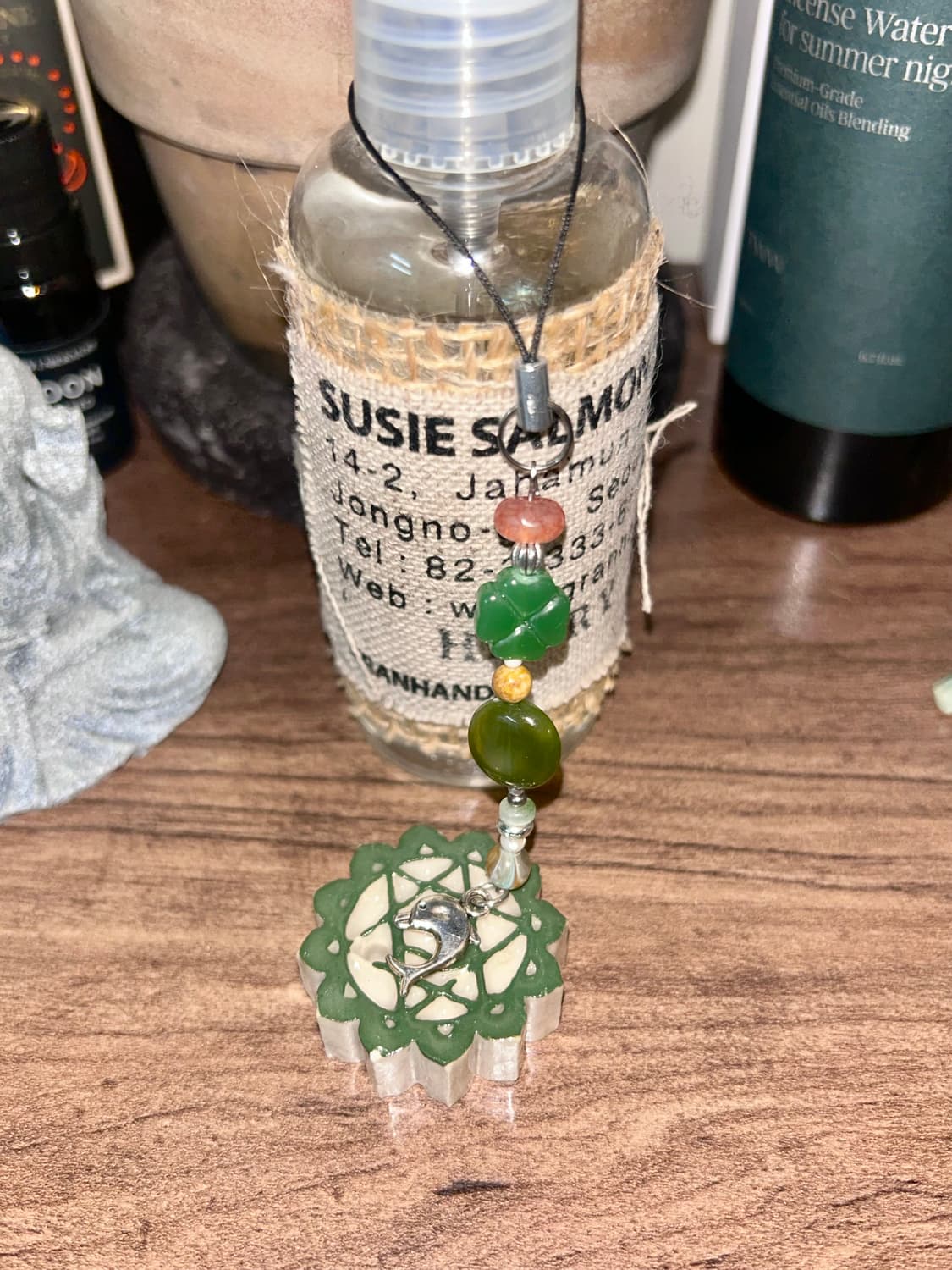 [핸드메이드] • 비즈 스트랩 • 초록을 기억해줘 상품이미지4