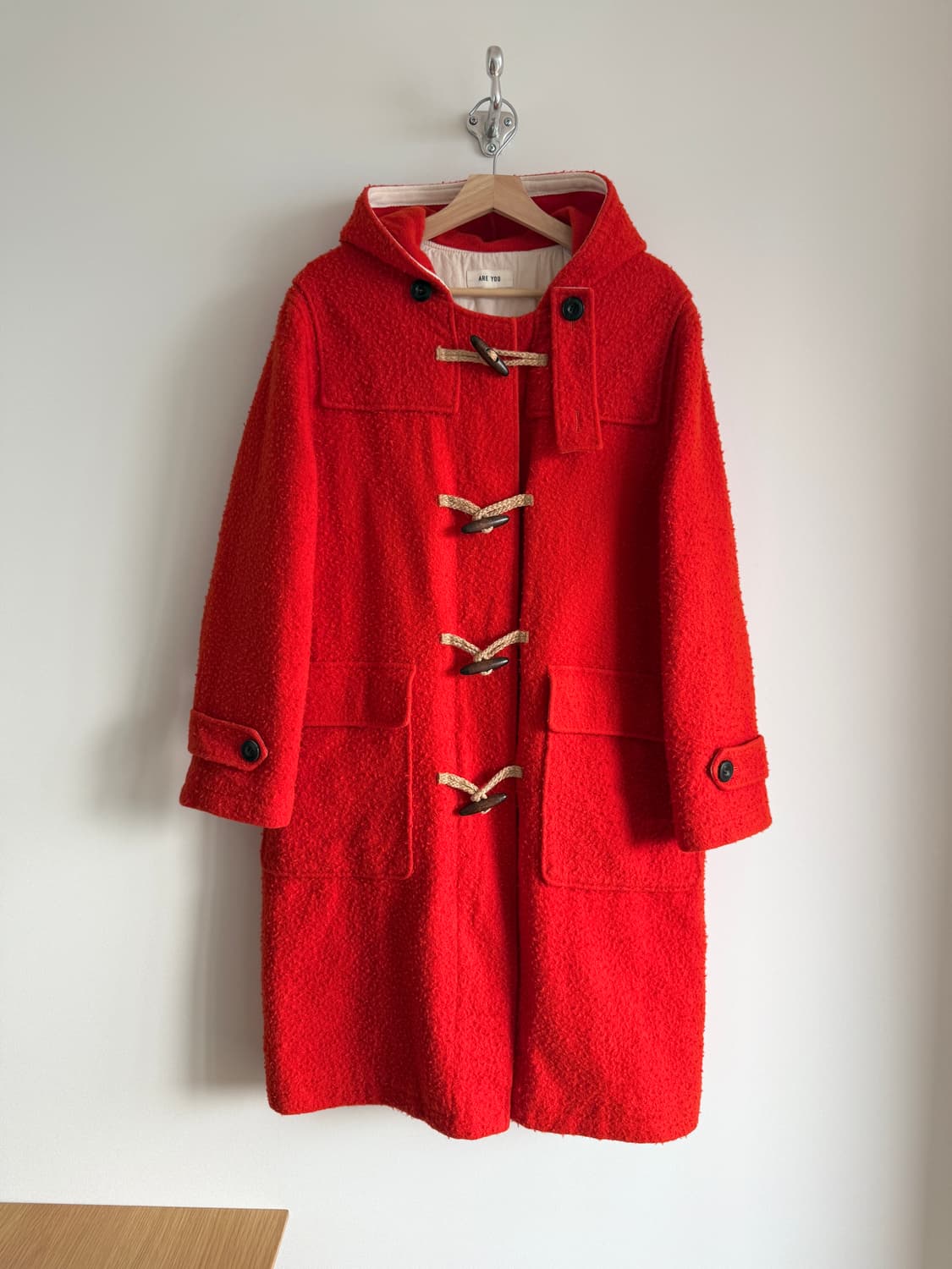 ARE YOU 울 더플코트 상품이미지1
