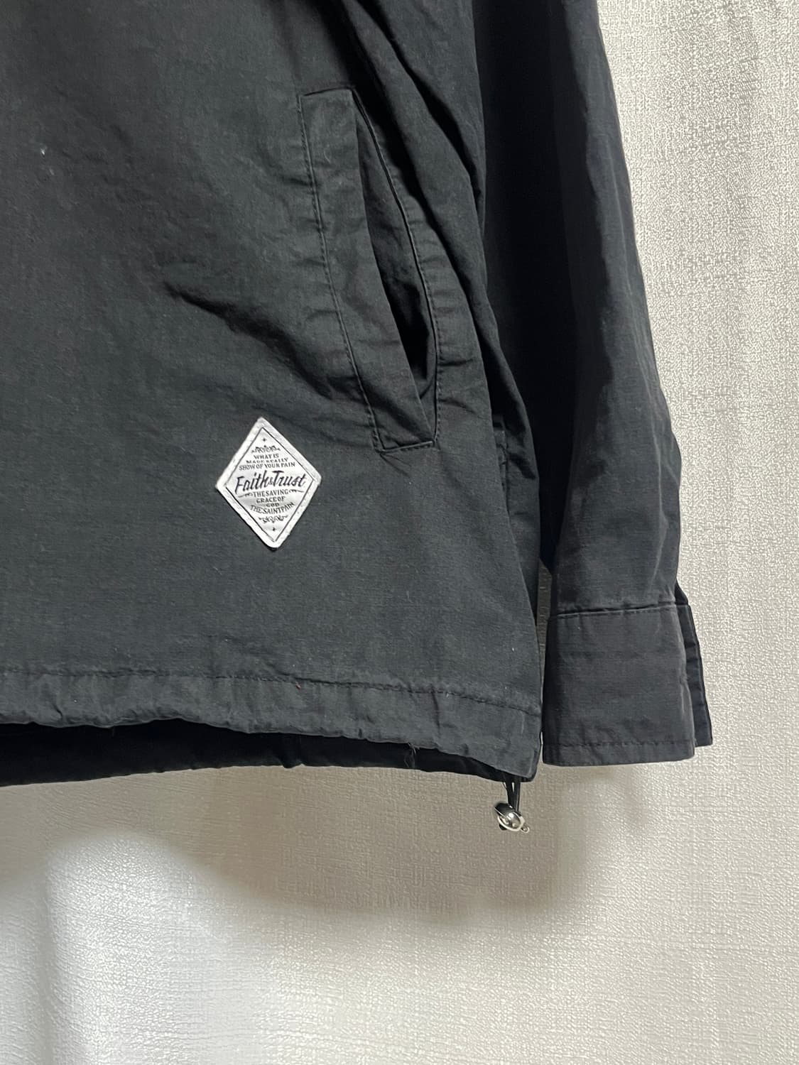 공용 세인트페인 피그먼트 후드 아노락 L 상품이미지2