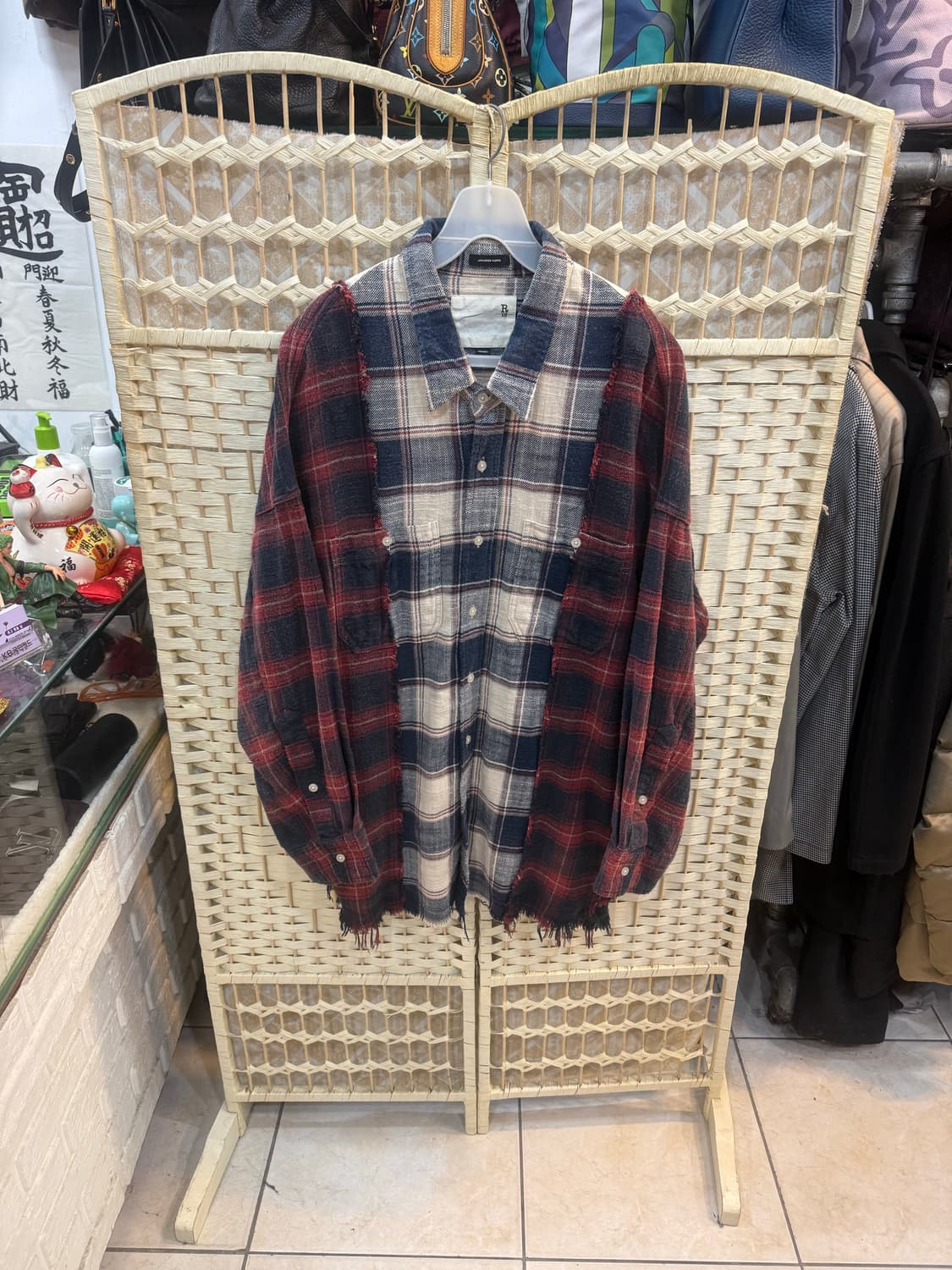 XS/100/20ss 정품 R13 플라넬 셔츠 팝니다 상품이미지1