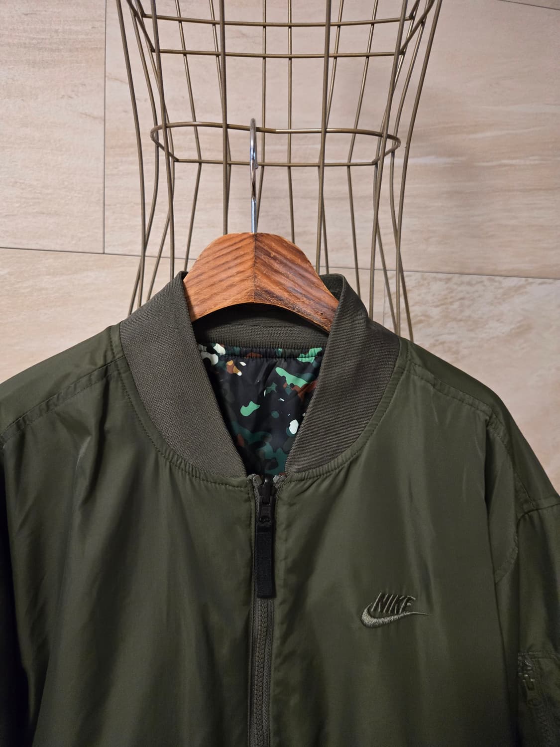 [L/100] 나이키 남성 양면 봄버 자켓 상품이미지4