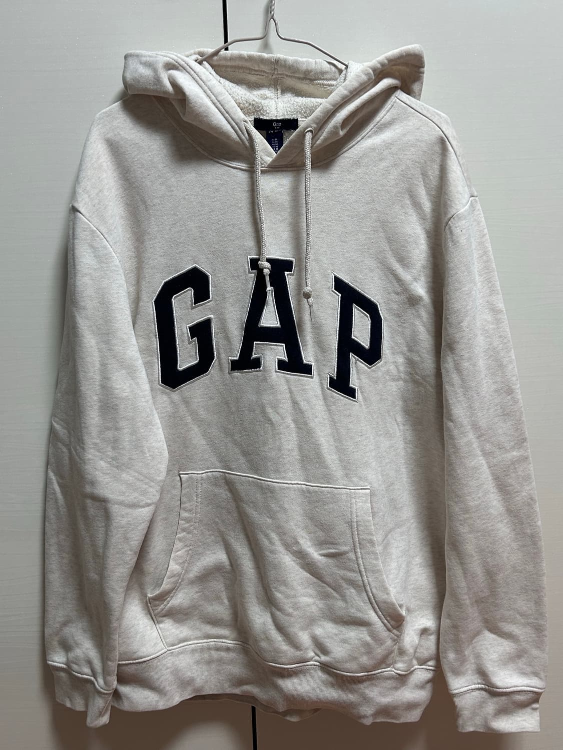 GAP 갭 후드티 M 연한 오트밀 색상 상품이미지1