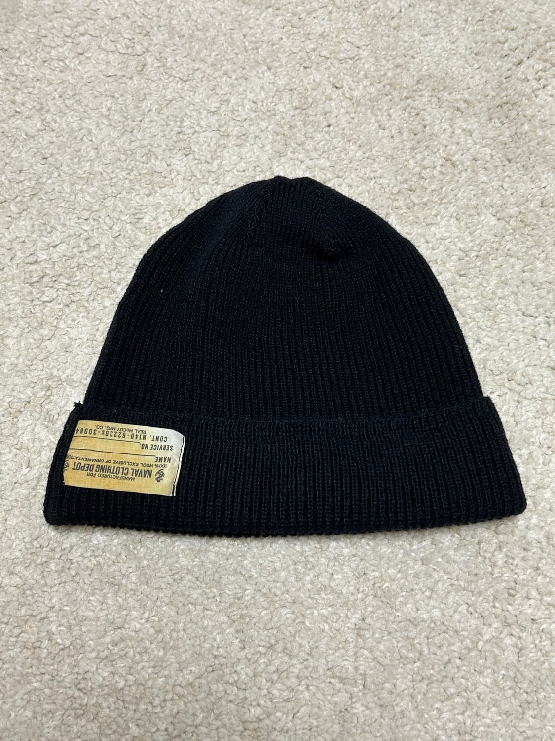 리얼 맥코이 U.S. NAVY WATCH CAP 상품이미지1