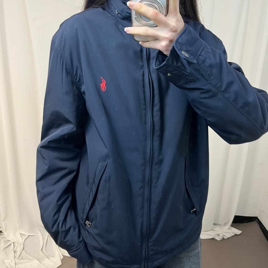Polo Ralph Lauren navy nylon blouson 상품이미지3