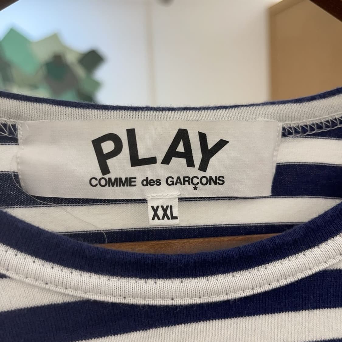 꼼데가르송 정품 와펜 단가라 롱슬리브 긴팔티 105 C06225 상품이미지4