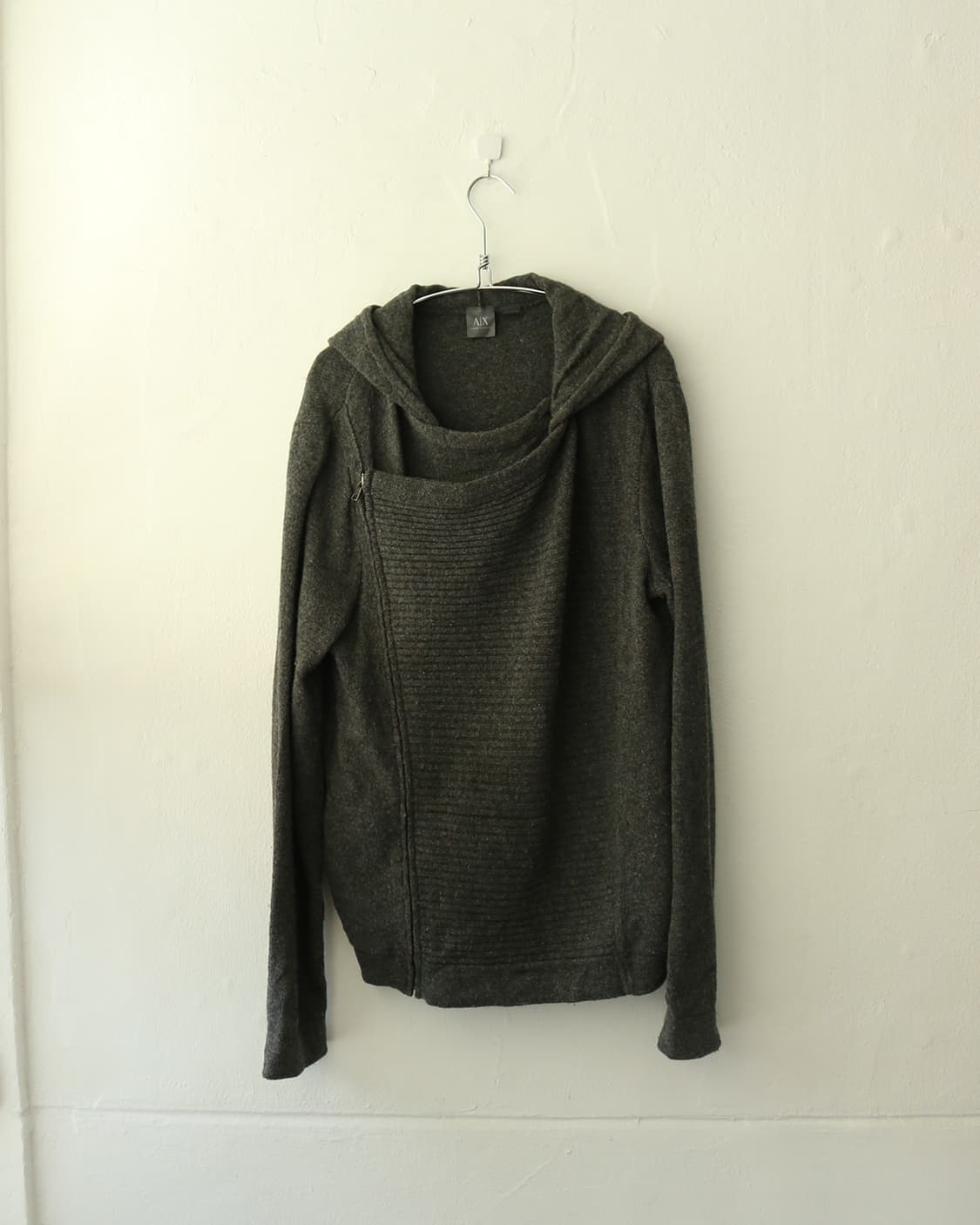 아르마니 익스체인지 사선 후드 집업 상품이미지4