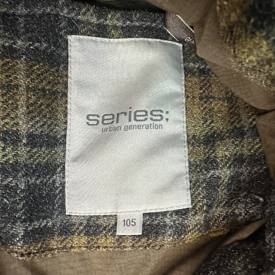 시리즈 울 체크 패딩 조끼 상품이미지5