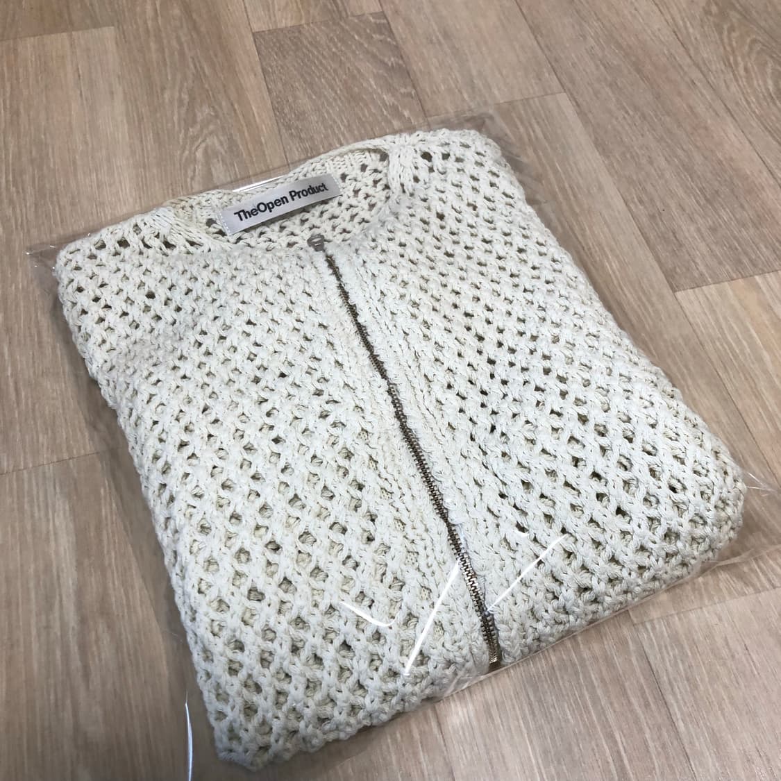 (3) 더 오픈 프로덕트 오픈YY 크로셰 집업 자켓 베이지 openyy 상품이미지9