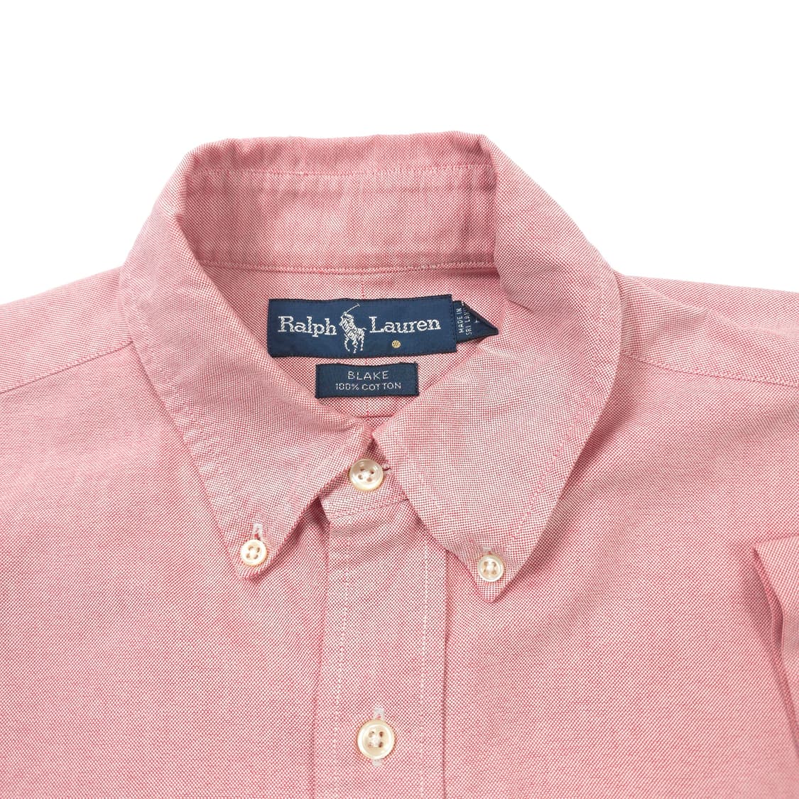 폴로 랄프로렌 블레이크 코튼 반팔셔츠 핑크 (M) 상품이미지4