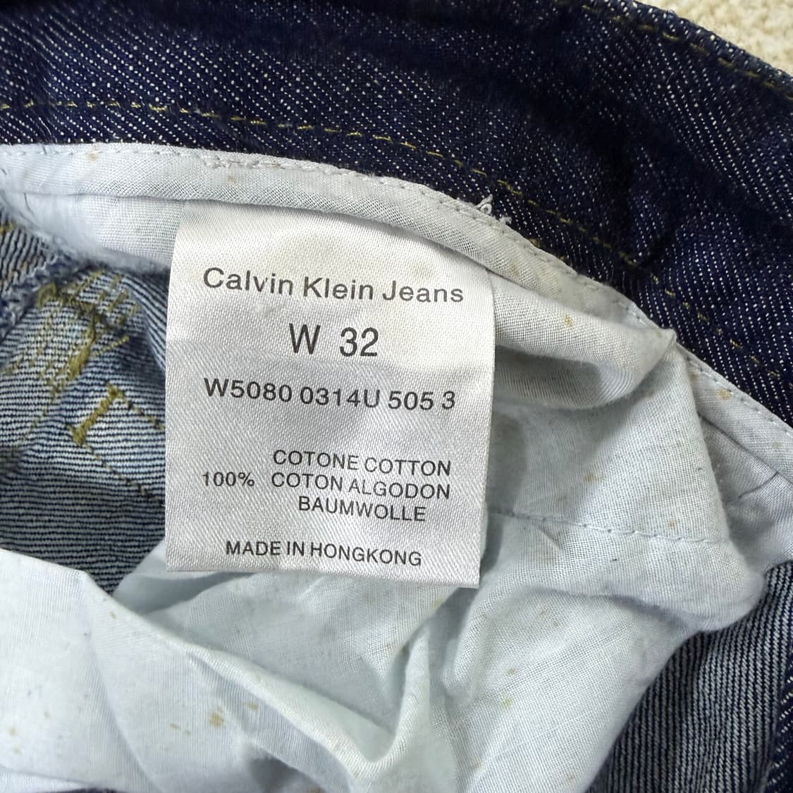 W32 켈빈클라인 진 데님팬츠 0127T2 상품이미지5