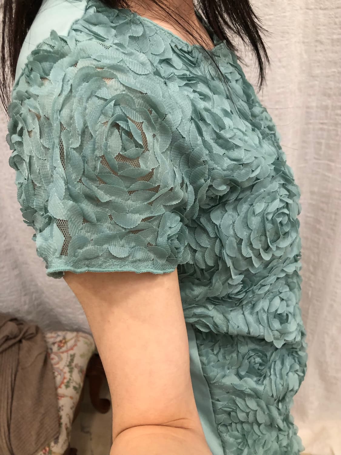 Mint rose half tee 상품이미지5