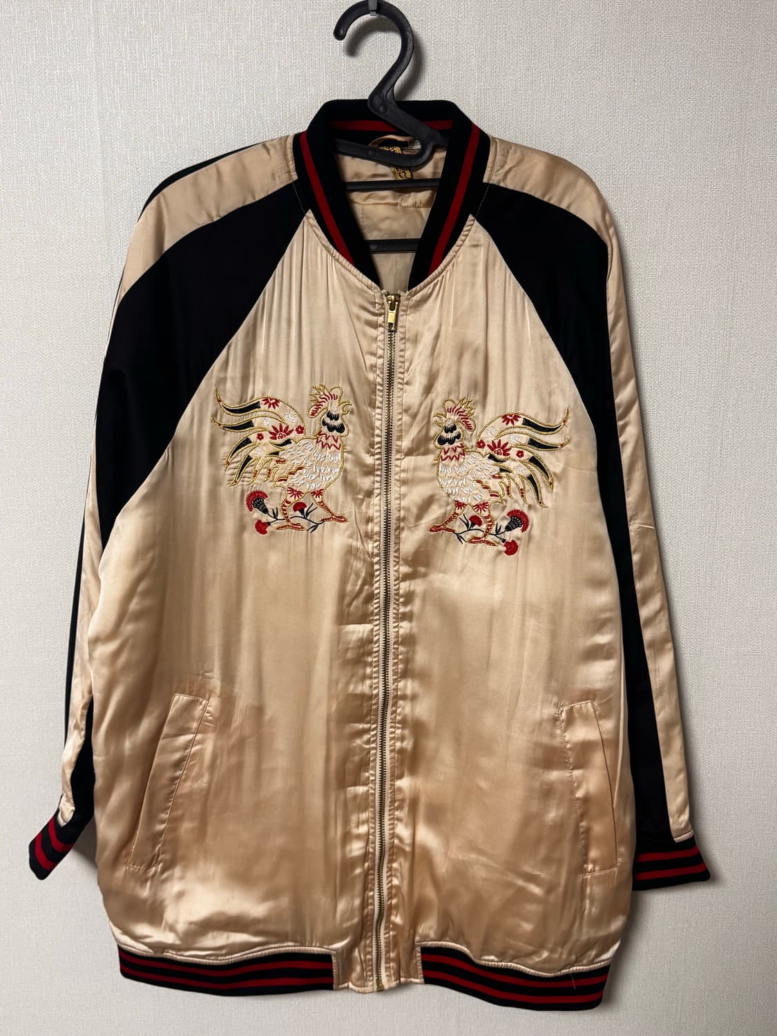 h&m 빈티지 자수 오버핏 스카잔 상품이미지2