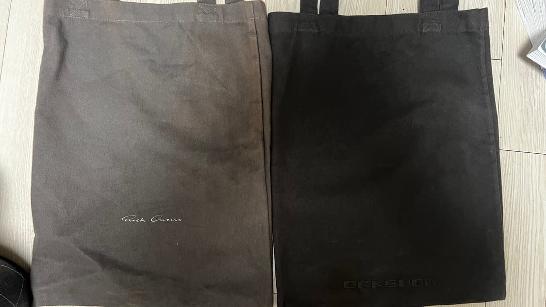 릭오웬스 더스트백 두개 일괄 상품이미지1