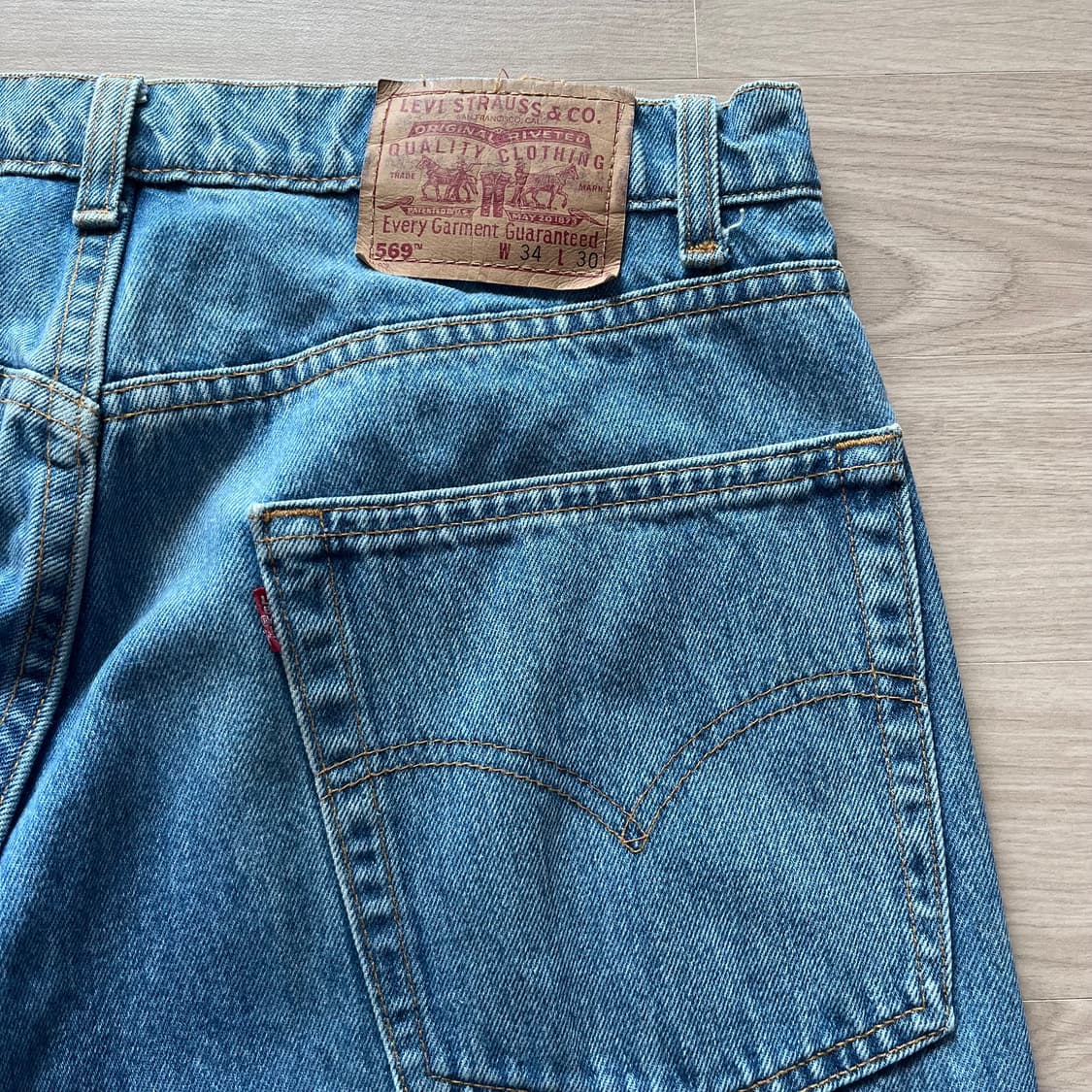 [34X30] 90s 빈티지 리바이스 569 made in usa 상품이미지5