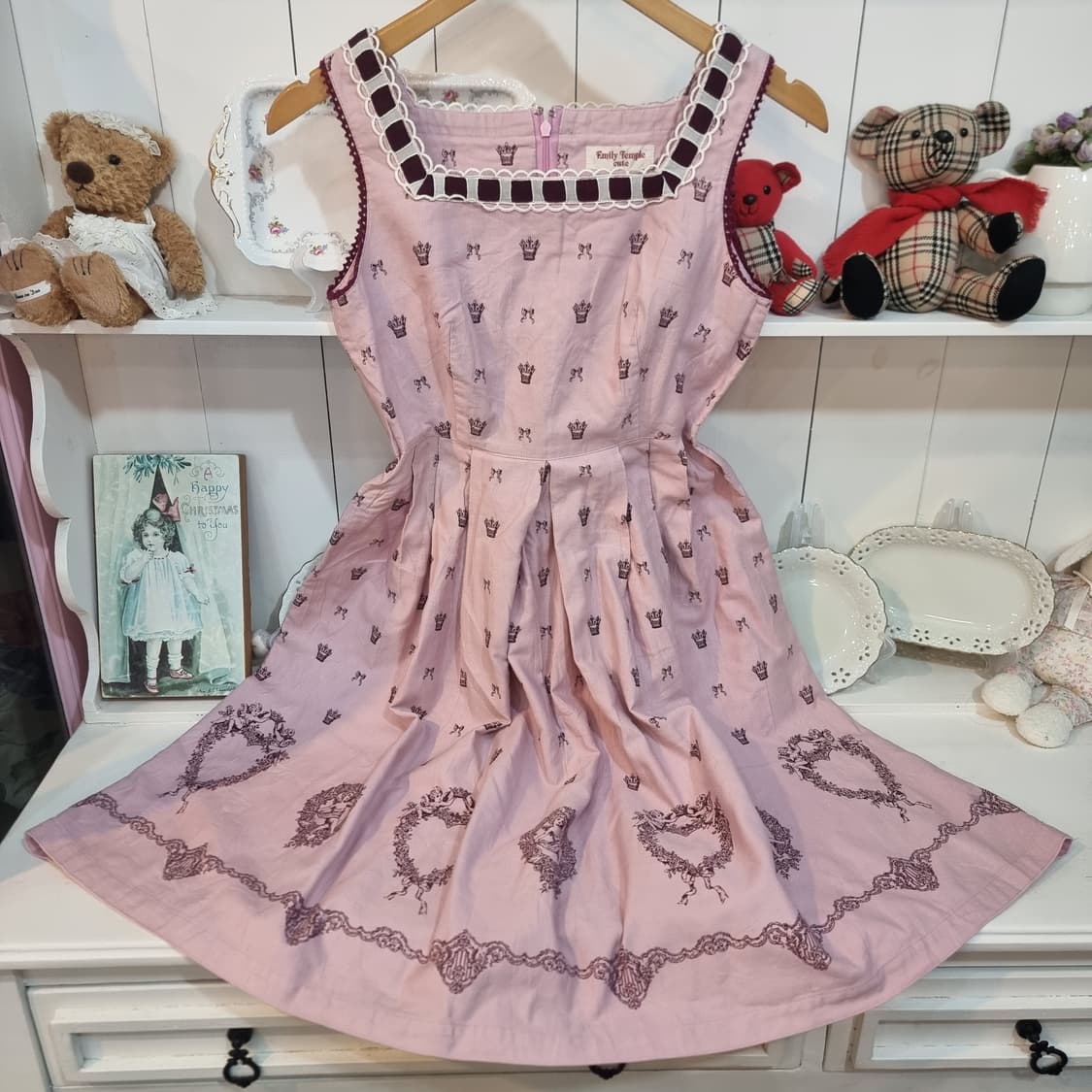 (에밀리 템플 큐트) 핑크 코튼 원피스 상품이미지7