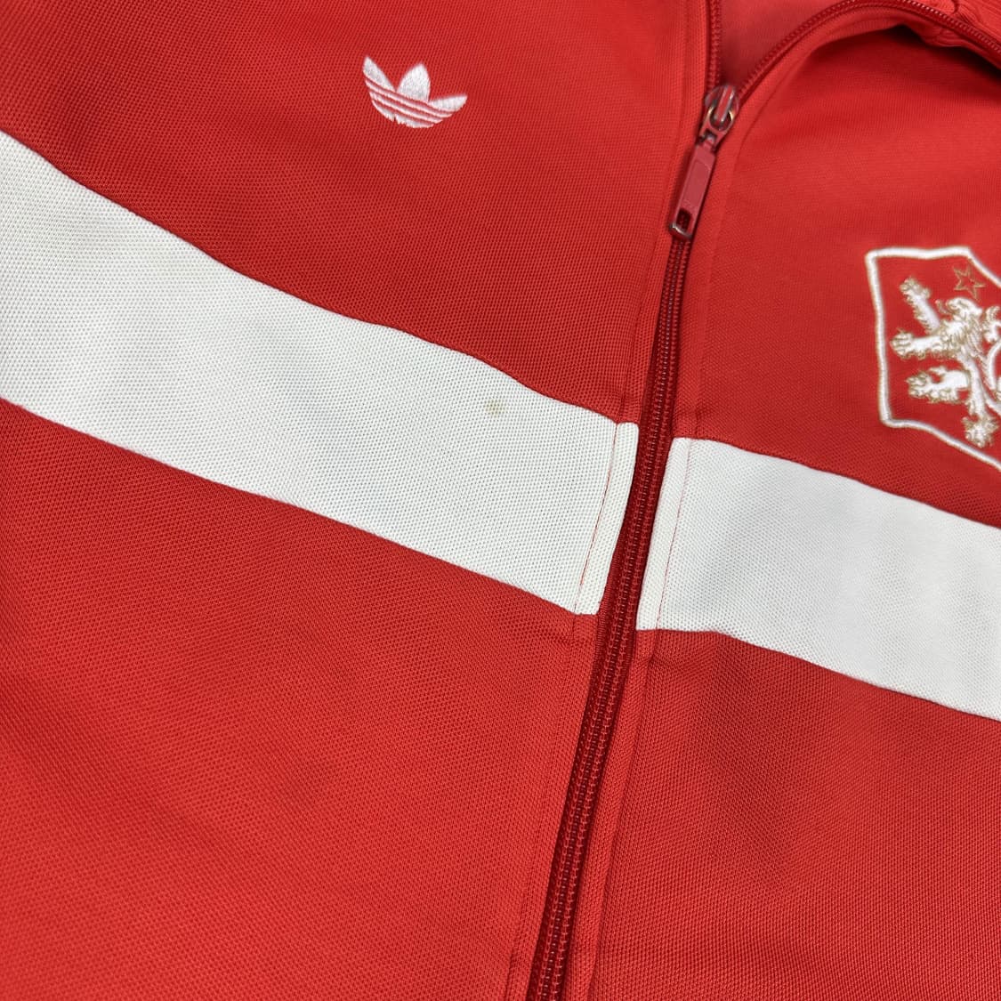 아디다스 체코 슬로바키아 풋볼 트랙탑 져지 (M) 상품이미지4