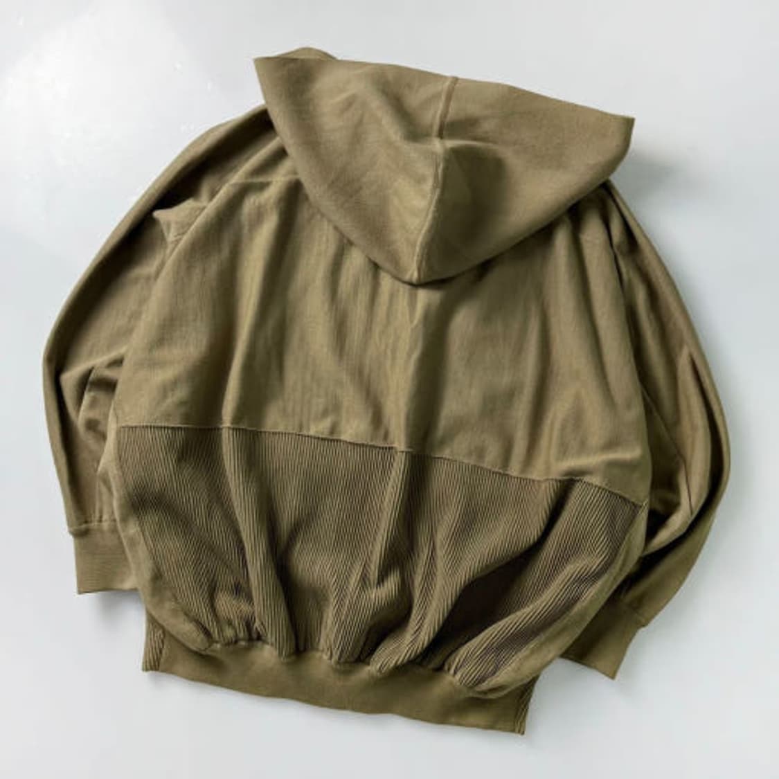 시스템 21FW 슬리브 스카프 오버 후드 집업 PR1605 상품이미지5
