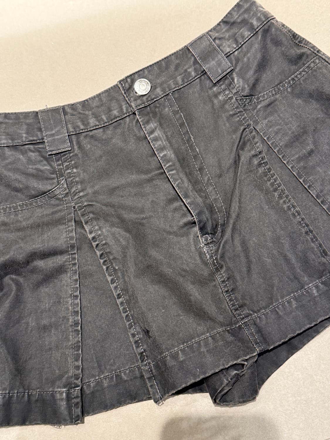 자라 왁스드 스커트 팬츠 상품이미지4