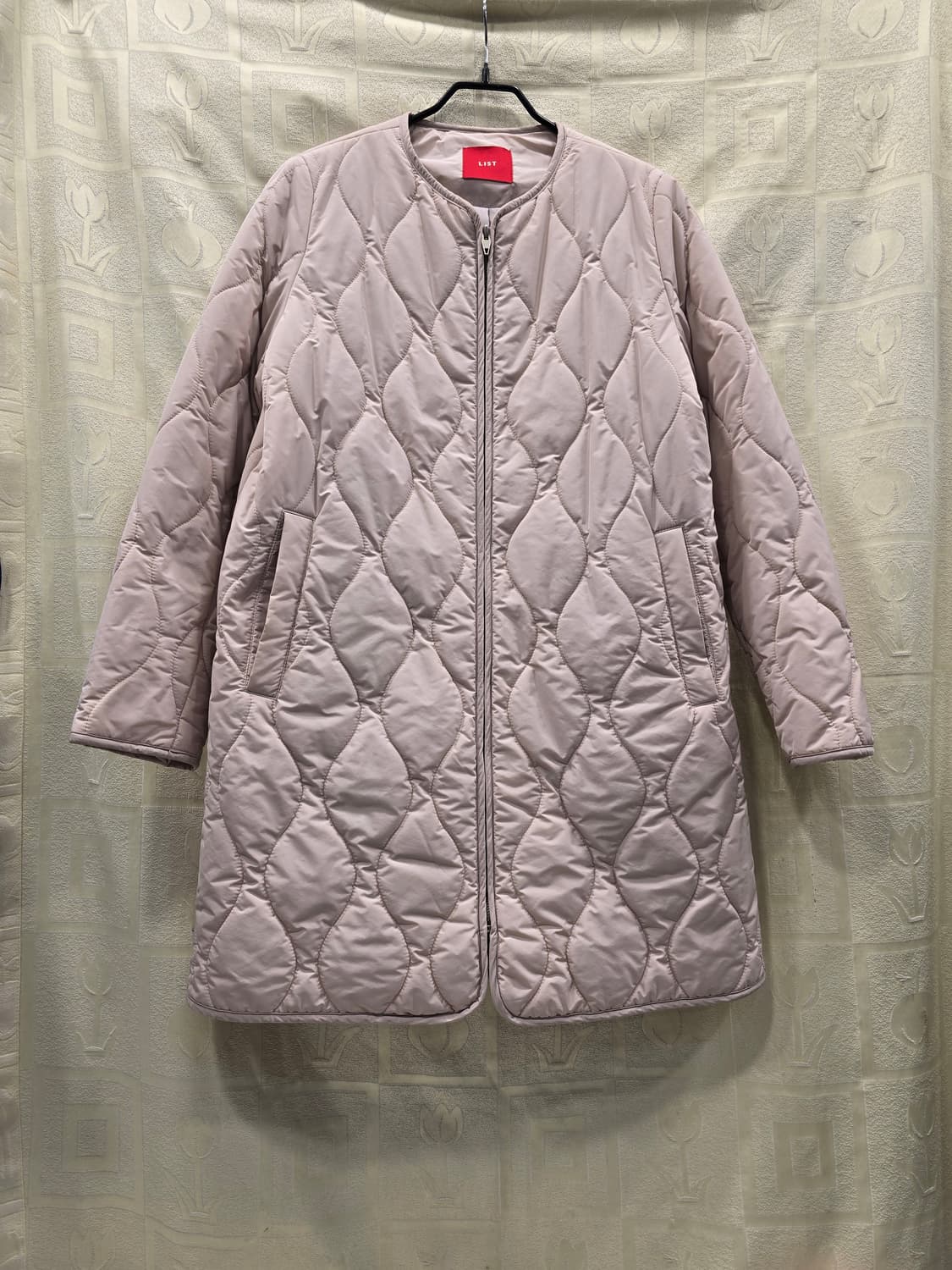 리스트 LIST 퀼팅 롱 코트 66사이즈 상품이미지1