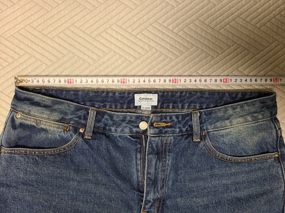 커버낫 레귤러핏 데님 팬츠 XXL 사이즈 상품이미지3